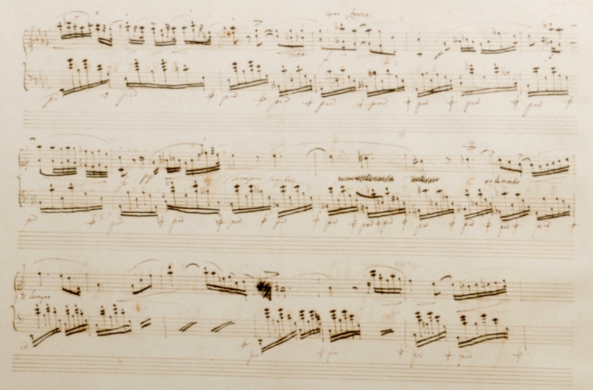 The original pedal in Chopin's Nocturne Op. 27 N. 2