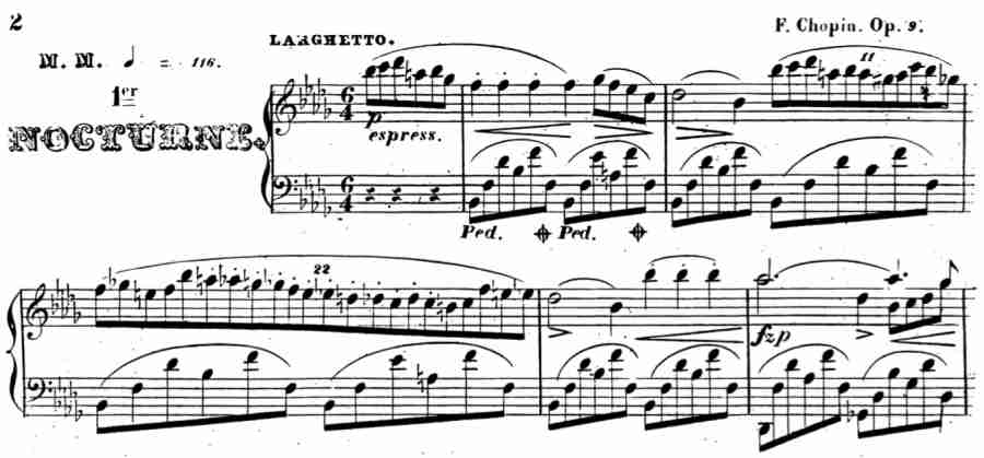 Rubato in Chopin's Nocturne Op. 9 N. 1