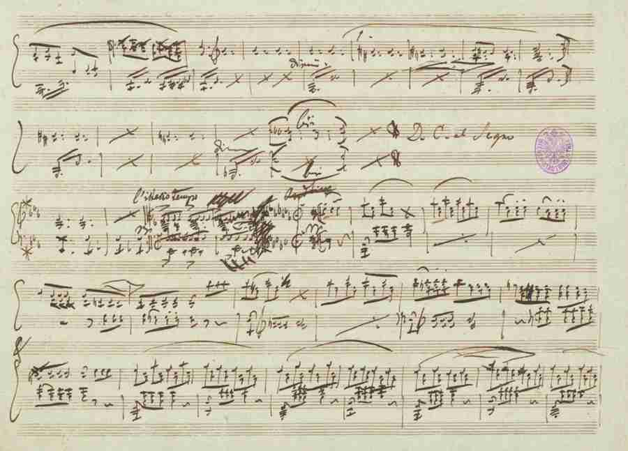 Schubert Drei Klavierstucke D946 Autograph Manuscript Pag 8