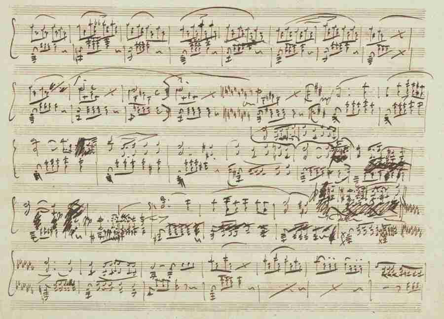 Schubert Drei Klavierstucke D946 Autograph Manuscript Pag 9