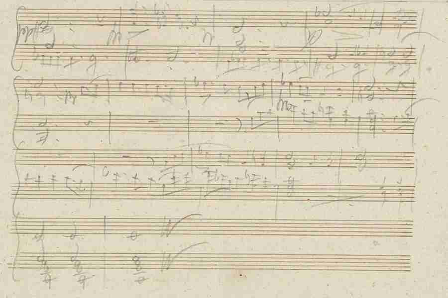 Schubert Impromptu Op. 90 N. 1 Autograph Manuscript Pag 11