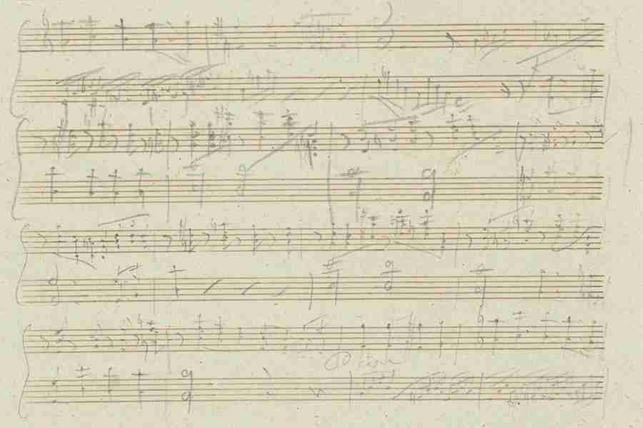 Schubert Impromptu Op. 90 N. 1 Autograph Manuscript Pag 8