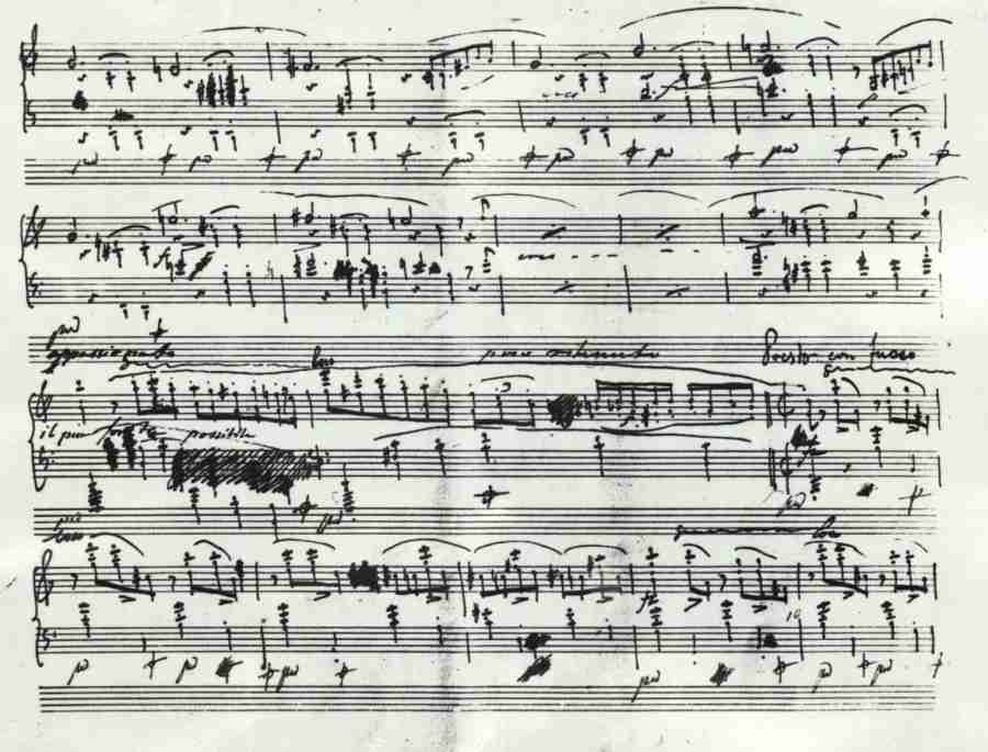 Chopin Ballade N. 1 Op. 23 Autograph Manuscript - Pag.12