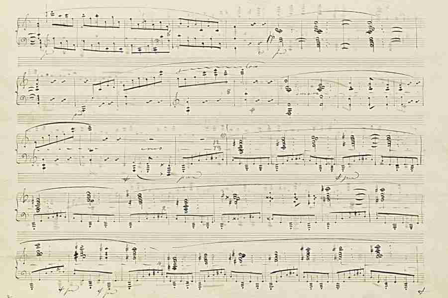 Chopin Scherzo N. 3 Op. 39 Autograph Manuscript Pag. 11
