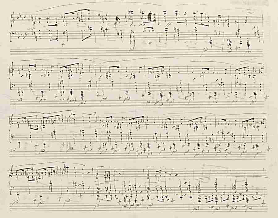 Chopin Fantaisie Op. 49 Autograph Manuscript Pag. 2
