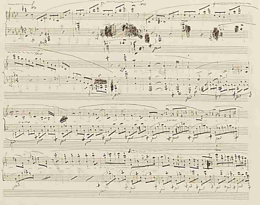 Chopin Fantaisie Op. 49 Autograph Manuscript Pag. 8