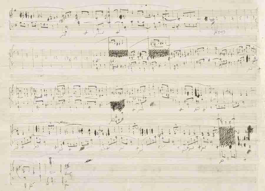 Chopin Mazurkas Op. 50 Autograph Manuscript Pag. 2