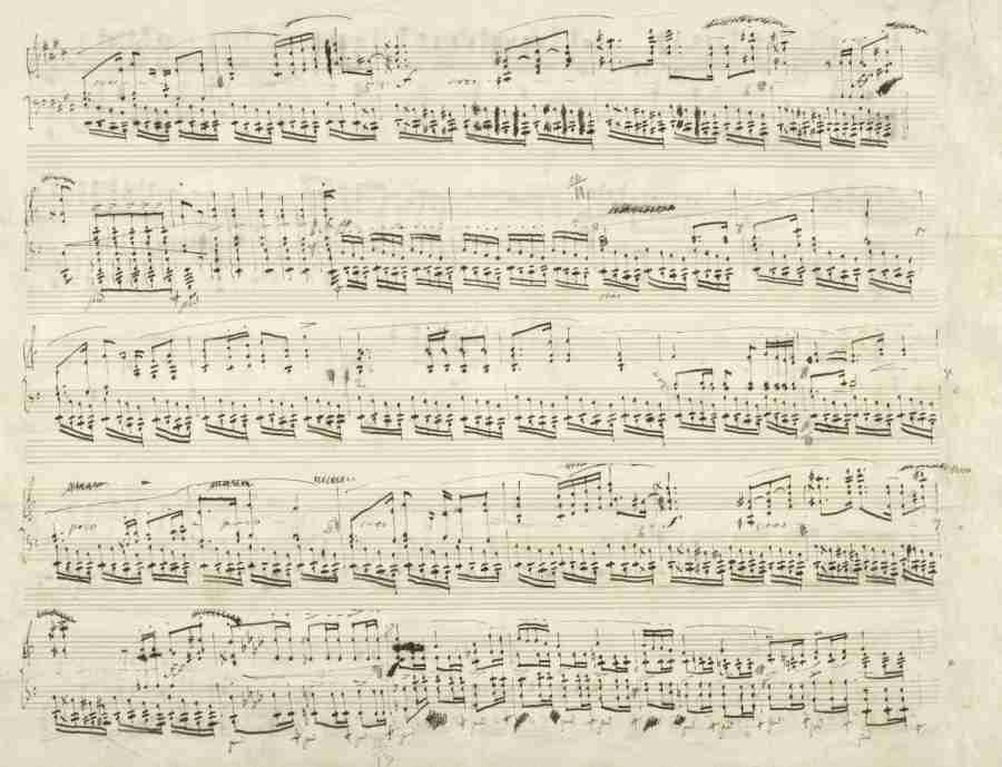 Chopin Polonaise Op. 53 Autograph Manuscript Pag. 4